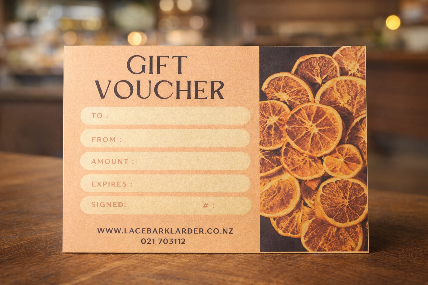 Lacebark Larder Gift Voucher