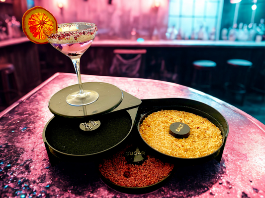 Cocktail Sugar & Salt Rimmer Set