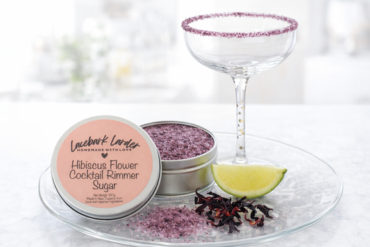 Hibiscus Flower Cocktail Rimmer Sugar