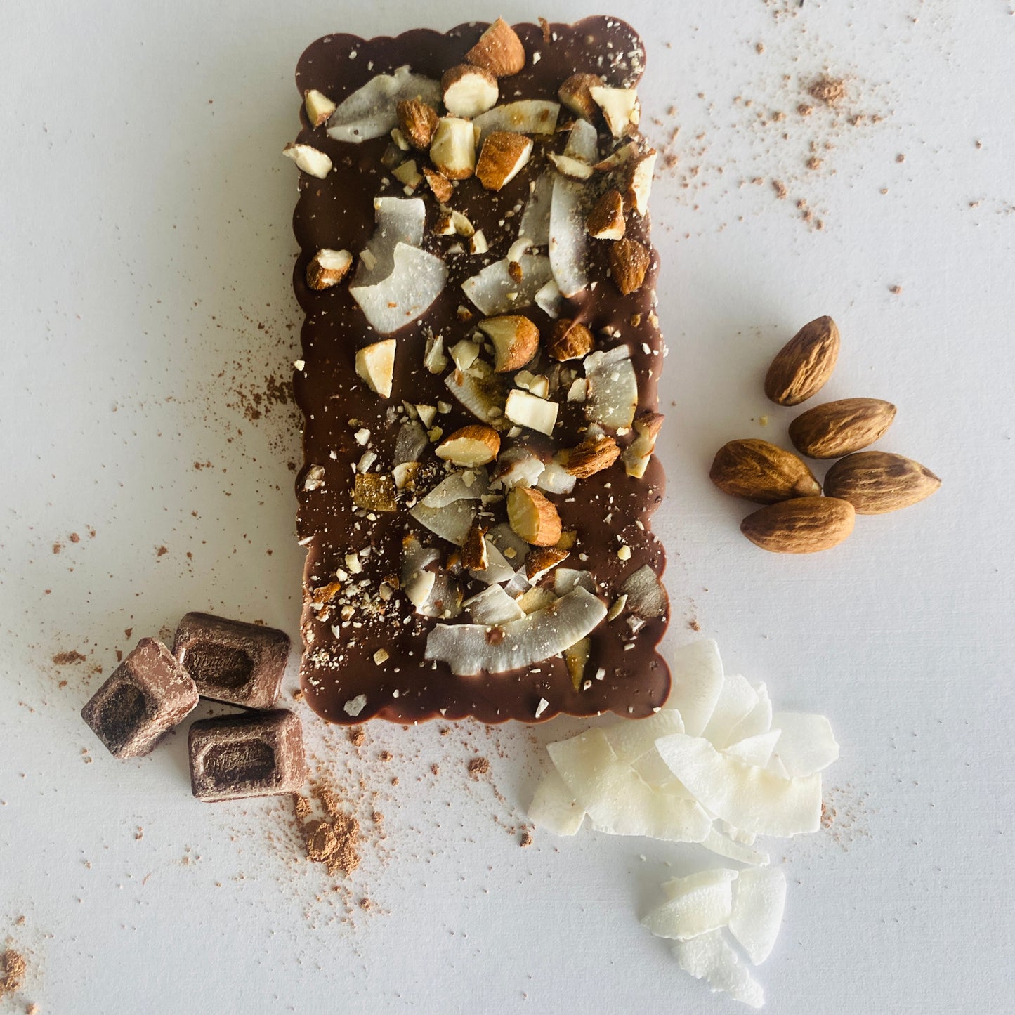 Milk Chocolate - Toasted Coconut, Almonds & Sea Salt