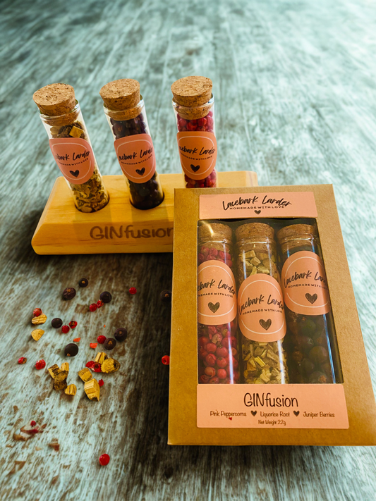 GINfusion Trio - Pink Peppercorns, Liquorice Root & Juniper Berries