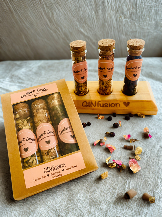 GINfusion Trio - Liquorice Root, Rose Petals & Juniper Berries